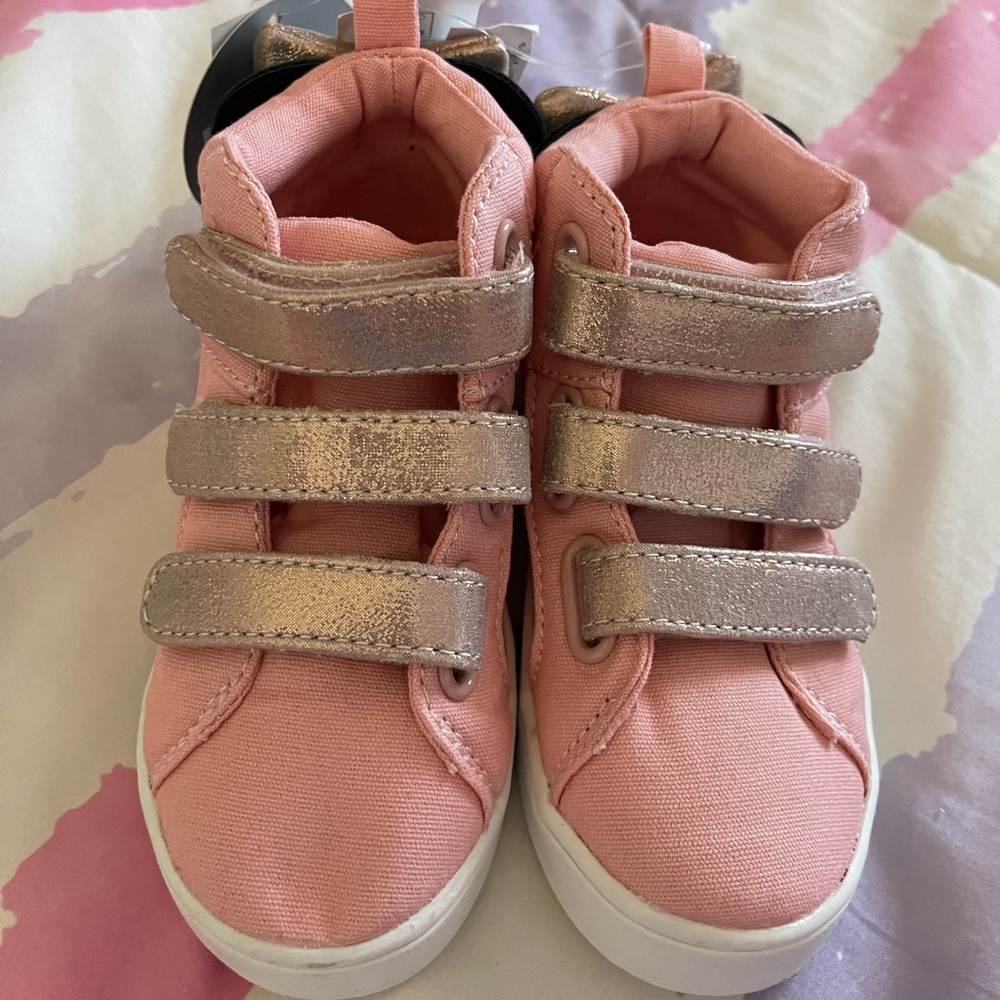 Gap Minnie Mouse Hi Tops toddler size 8 NWT